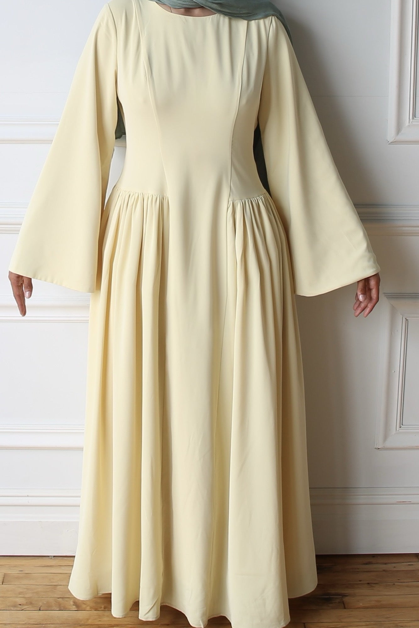 Dalal Dropwaist Maxi Dress - Buttercup Dalal Dropwaist Maxi Dress - Buttercup